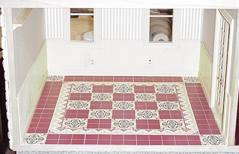1/2" scale floor Tile